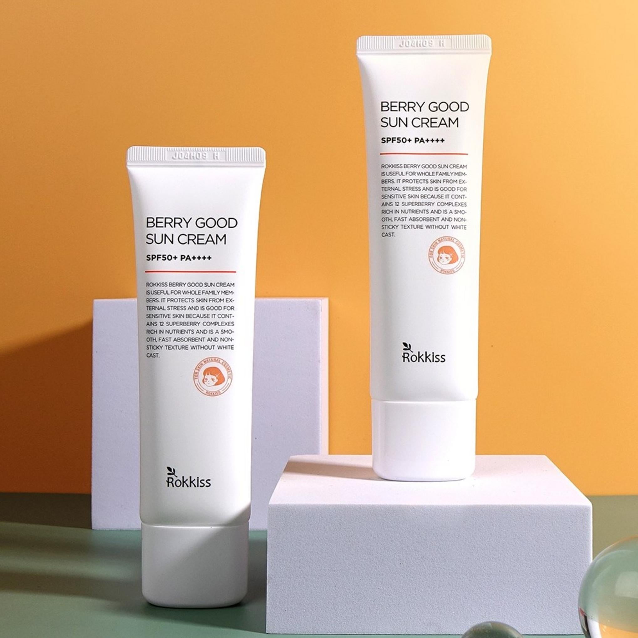 Rocky's Berry Good Bio- und feuchtigkeitsspendende Sonnencreme SPF50+ PA++++