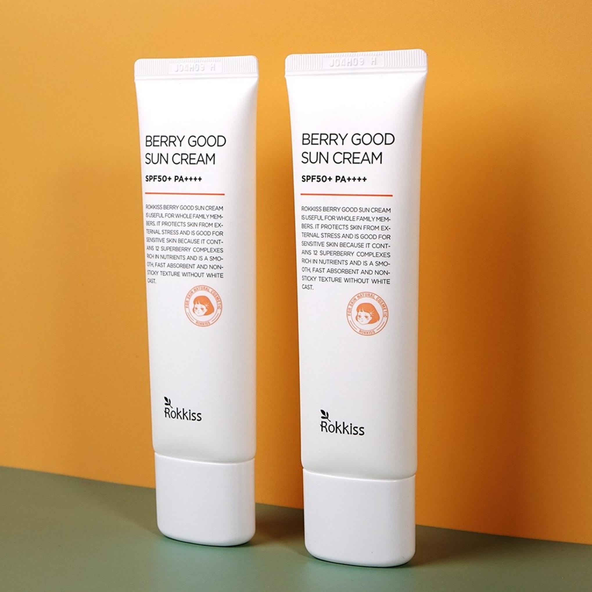 Rocky's Berry Good Bio- und feuchtigkeitsspendende Sonnencreme SPF50+ PA++++