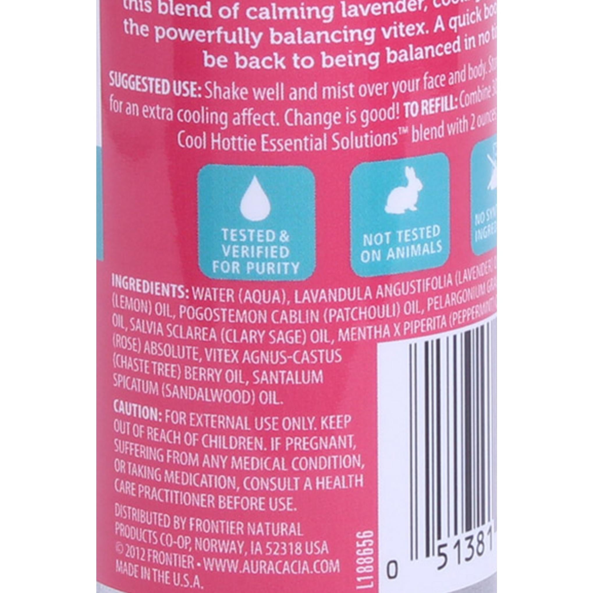 Aura Cacia Pure Essential Solution Mist Cool Hearty