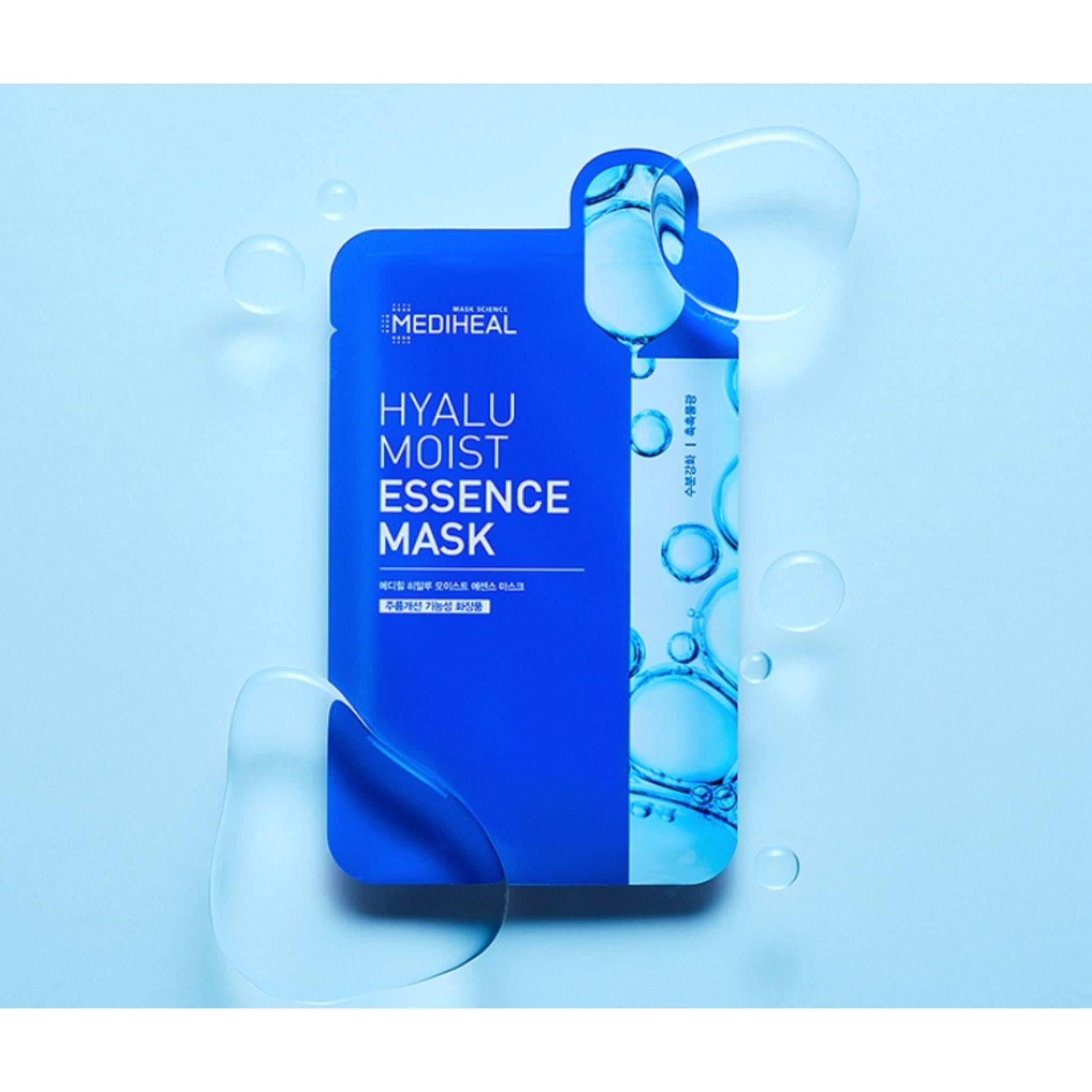 Mascarilla hidratante Hyalu Moist Essence de Mediheal, 20 ml
