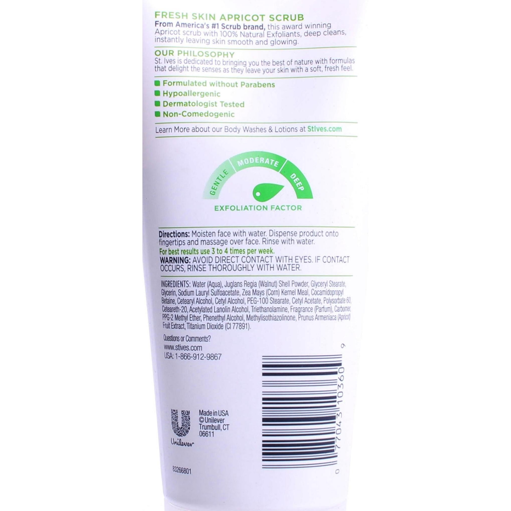 St. Ives Apricot Scrub Pele fresca