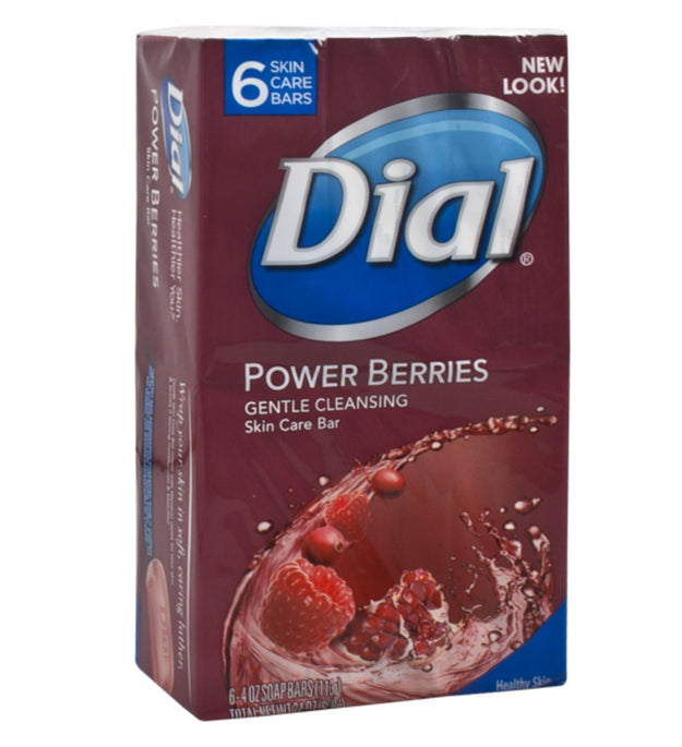 Dial Glycerin Soap Power Berries 6p