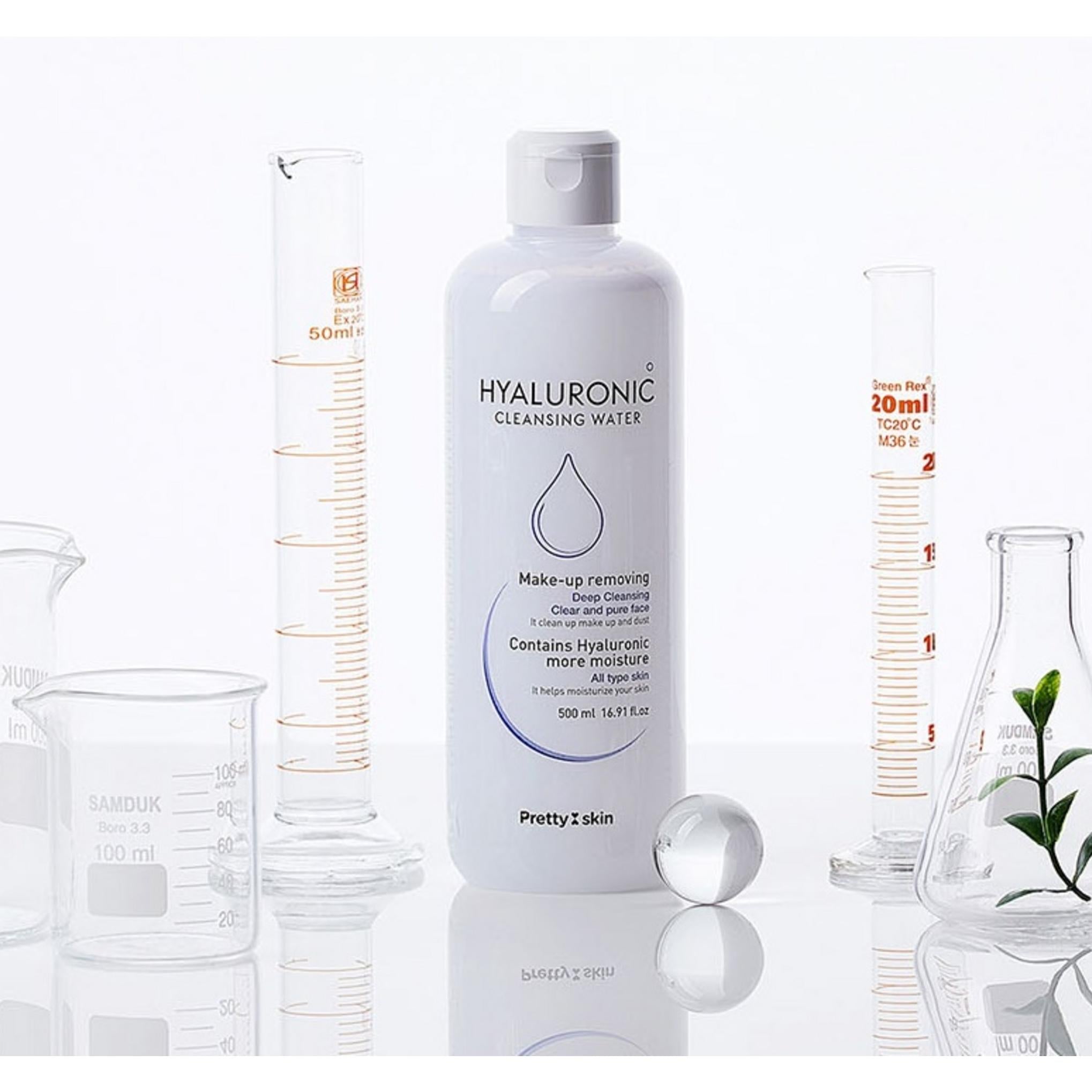 Água de limpeza com ácido hialurônico Pretty Skin