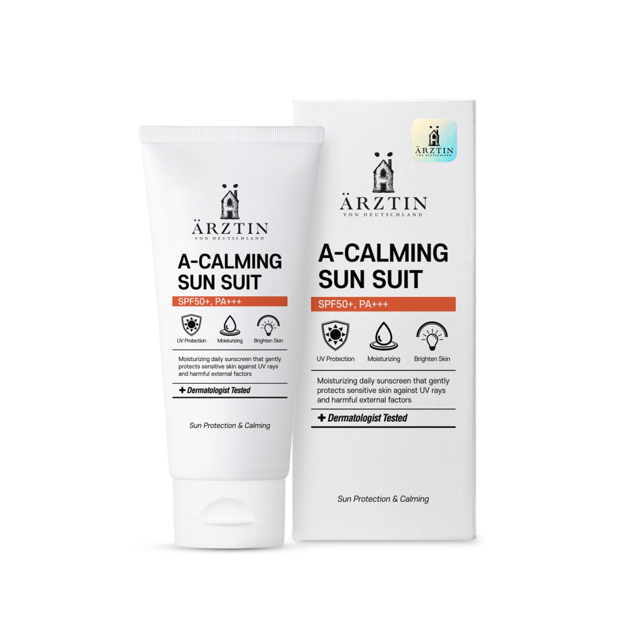 Crème solaire apaisante Erztin A SPF50 PA+++