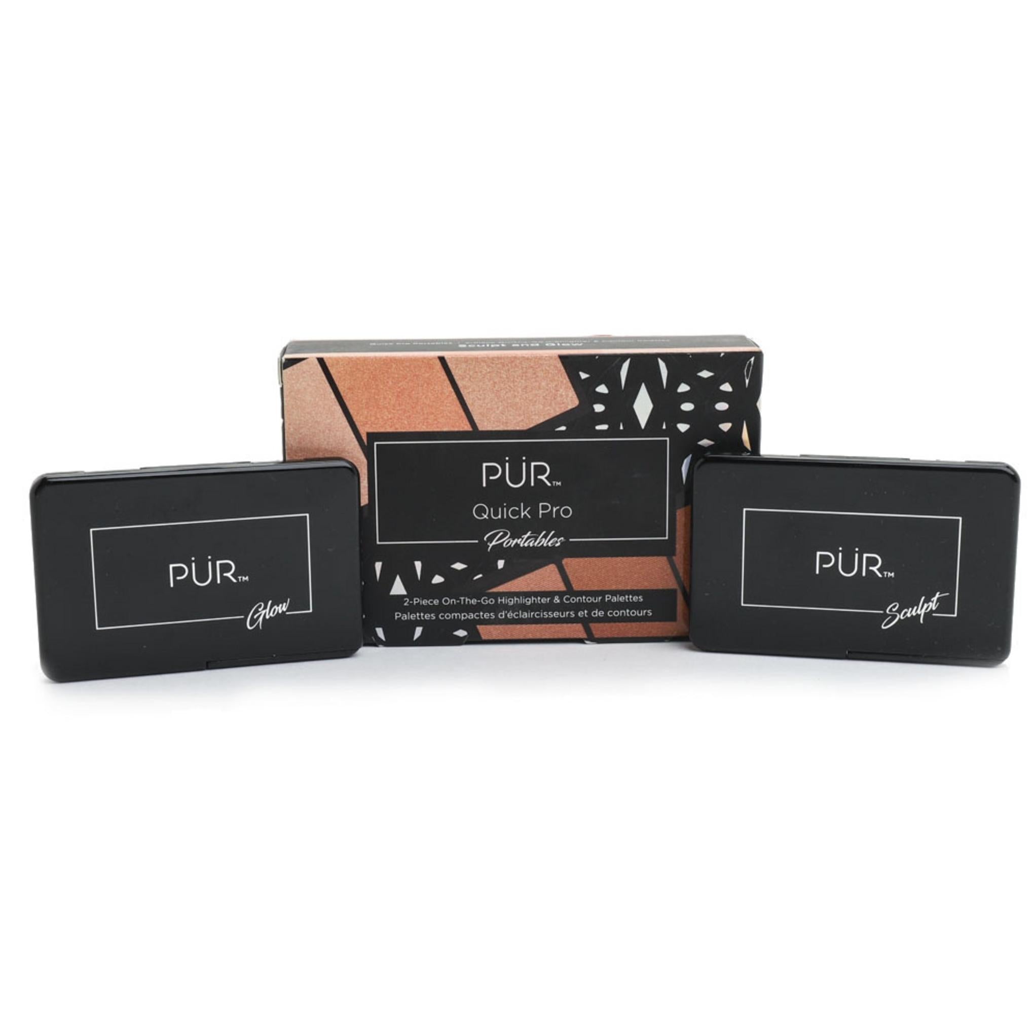 Evidenziatore portatile PUR Quick Pro e palette per contouring