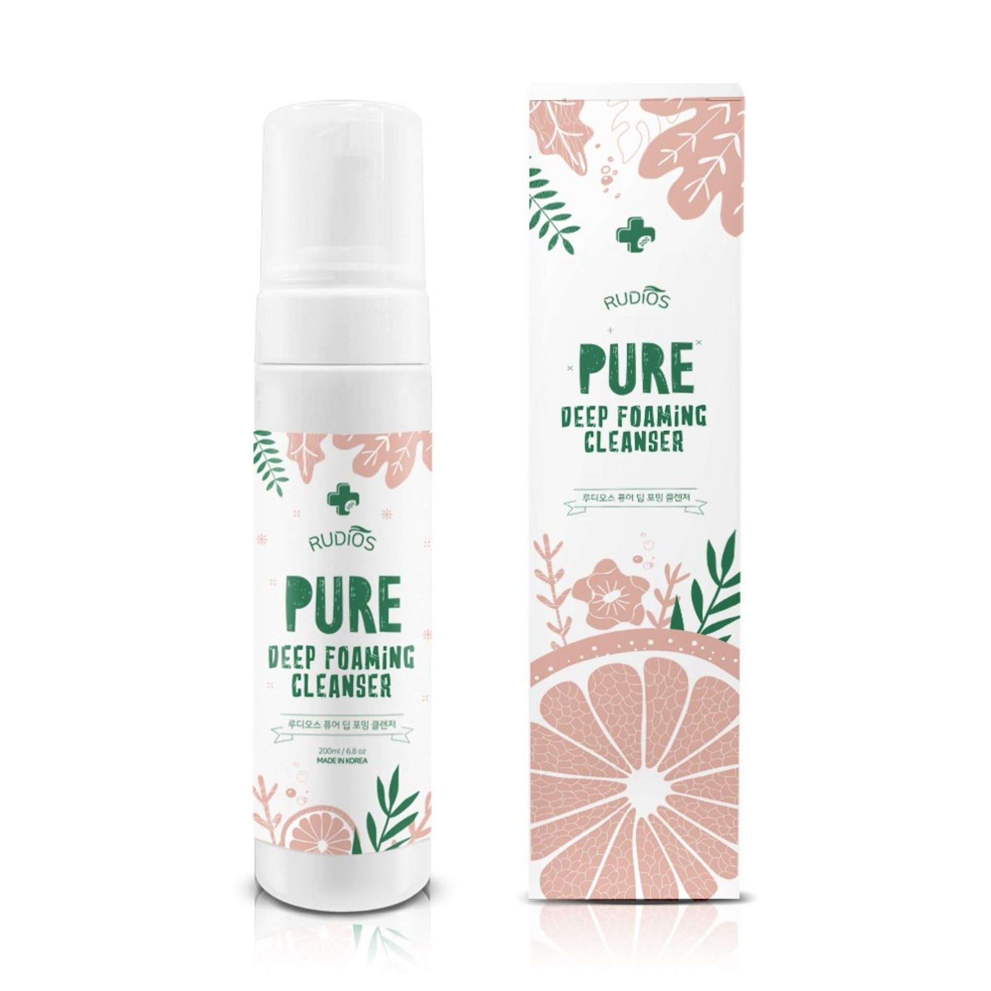 روديوس AHA BHA رغوة التنظيف العميق النقي 200 مل رغوة التنظيف