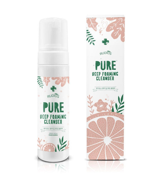 Rudios AHA BHA Pure Deep Foaming Cleansing Foam 200ml Foam Cleansing