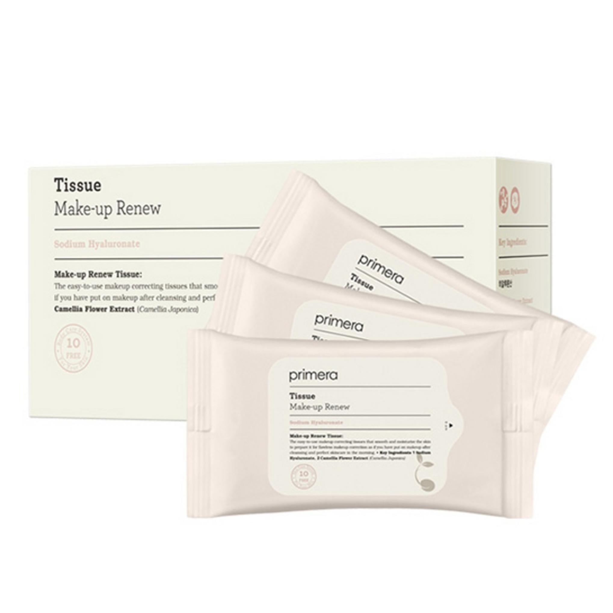 Primera Maquillaje Renovar Pañuelo 3p + Amorepacific Cuidado Básico 3 tipos