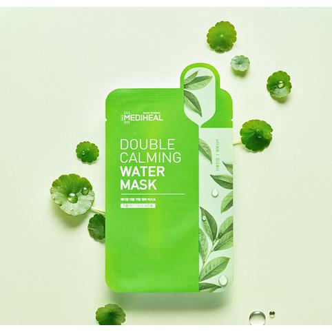 Masque à l'eau double apaisant Mediheal 10p + Masque à l'essence humide Hyalu 10p + Masque à ampoule liftante Pepta 10p
