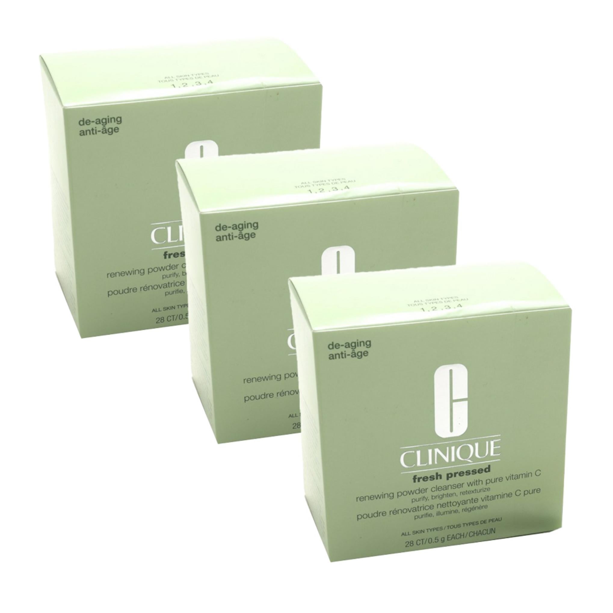 Clinique Fresh Pressed Renewing Powder Cleanser Pure Vitamin C