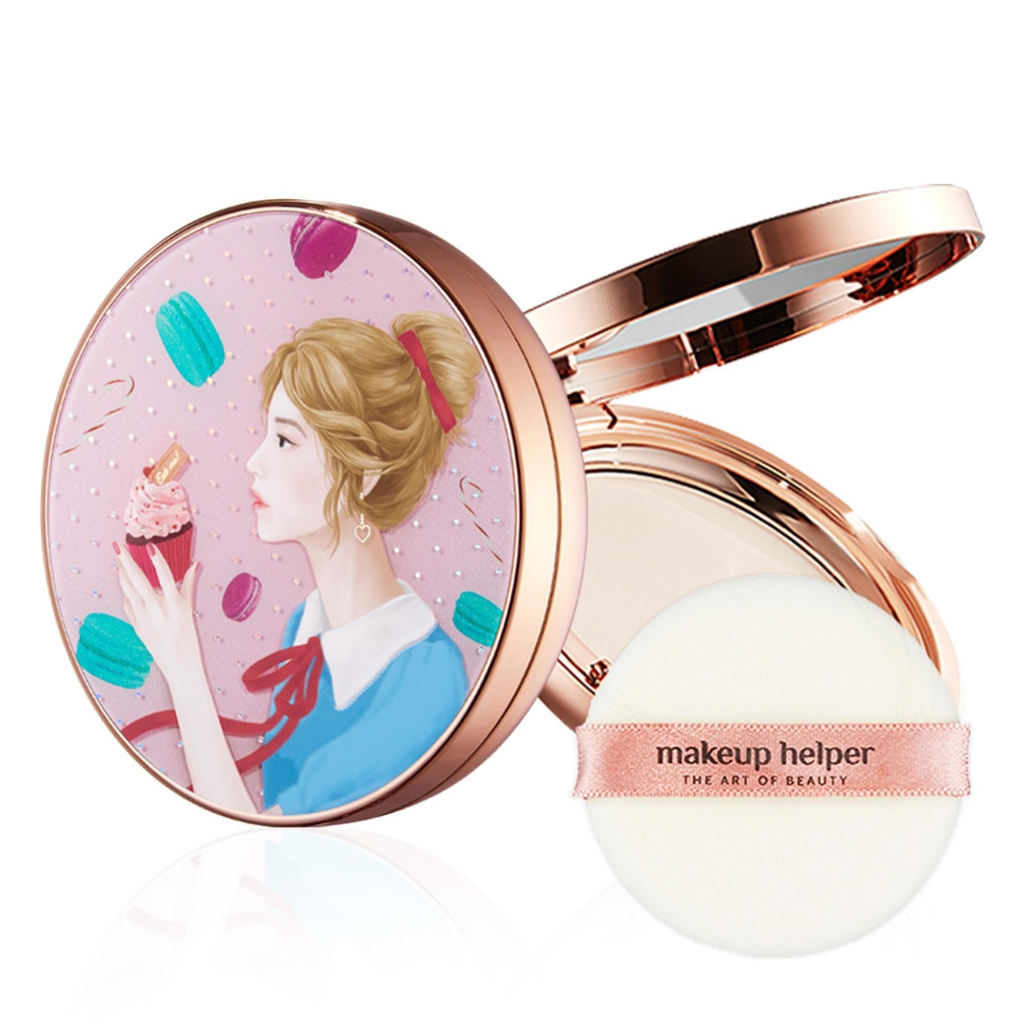 Makeup Helper Art Pact Original Pro Finish Pact Puder Lovely Rachel 23g + Puff-Set