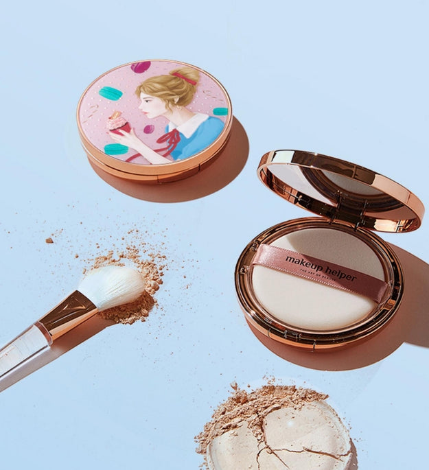 Makyaj Yardımcısı Art Pact Orijinal Pro Finish Pact Pudra Lovely Rachel 23g + Puf Seti
