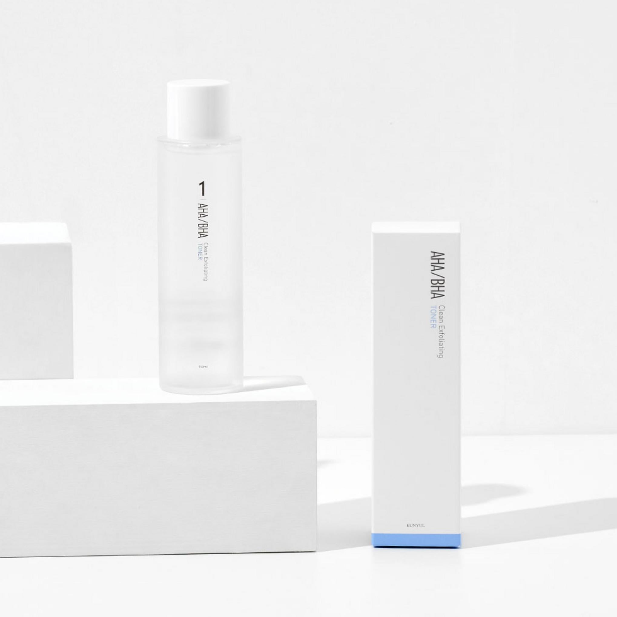 Tónico exfoliante limpio AHA BHA de Eunyul