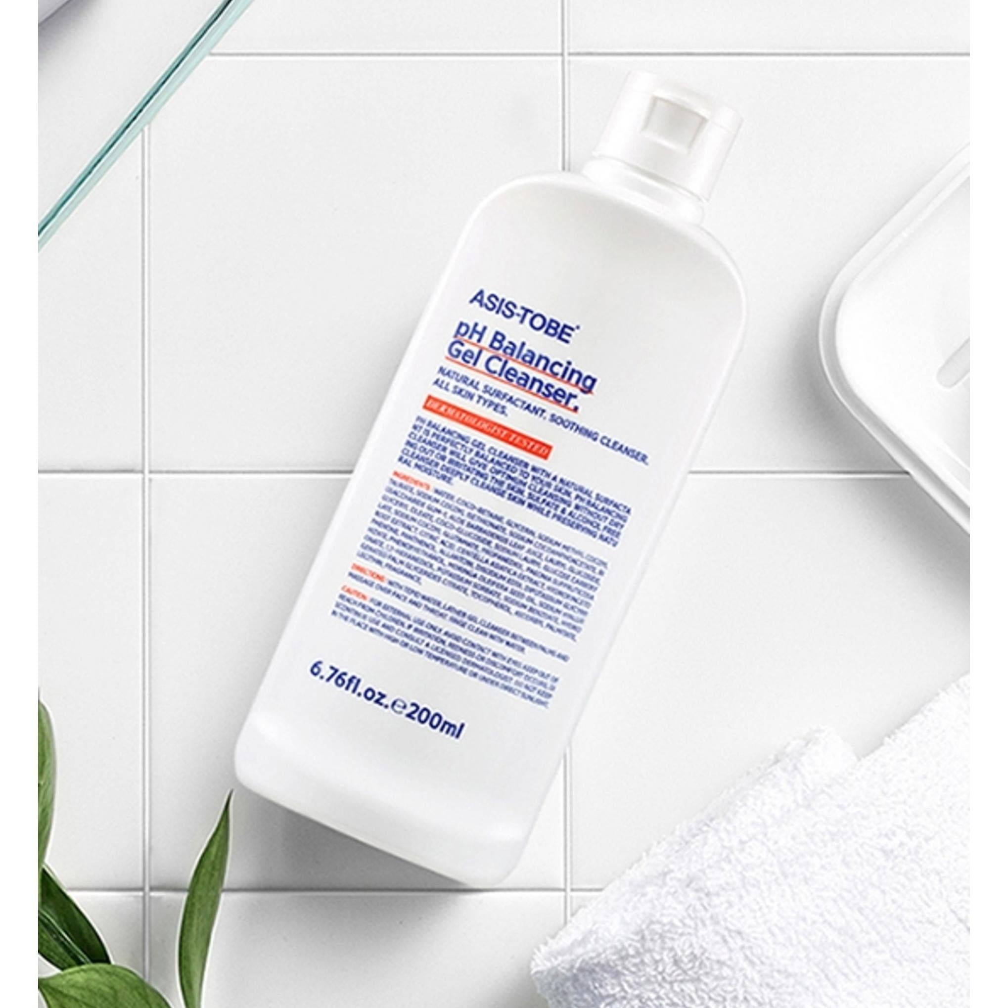 كما هو الحال مع منظف الجل الموازن لدرجة الحموضة