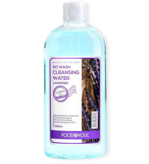 Food A Holic No Wash Cleansing Water Lavender
