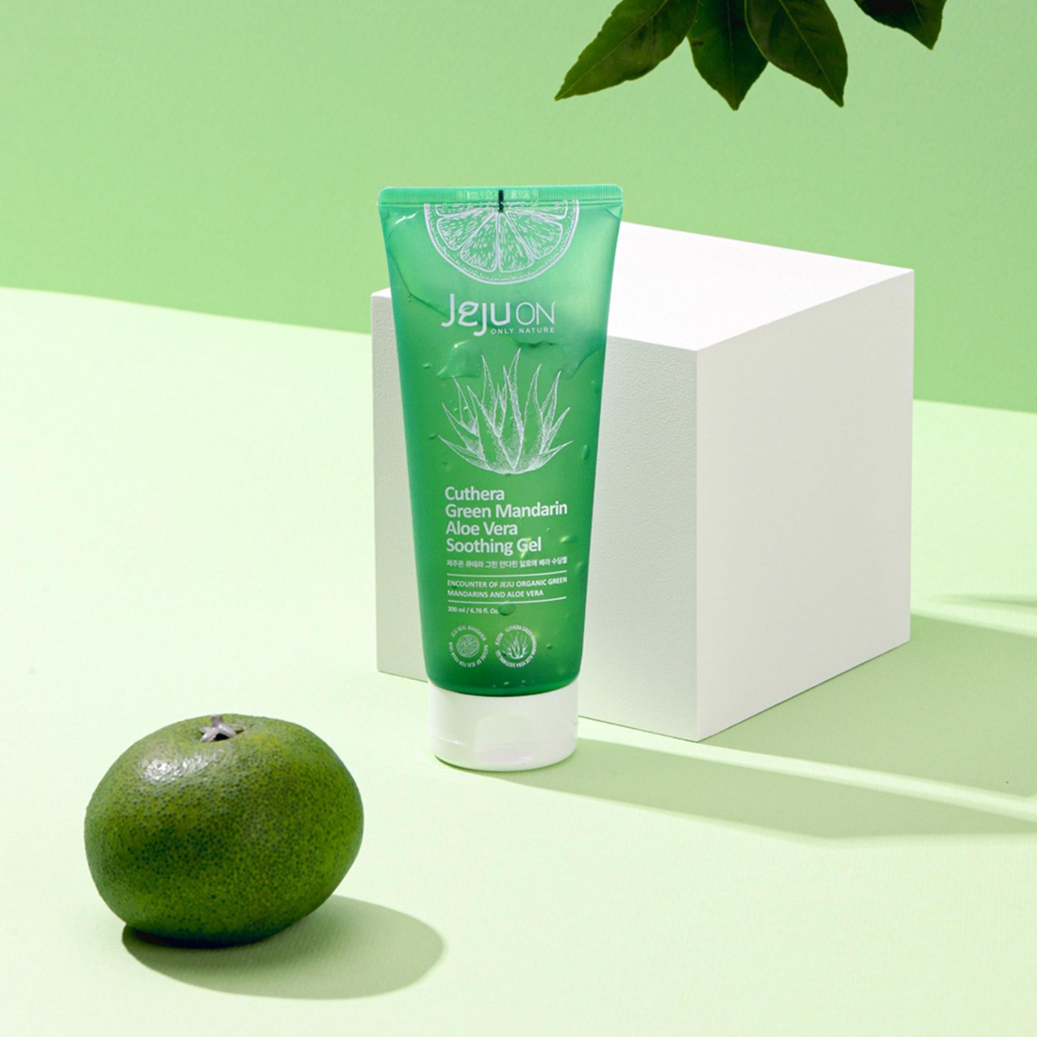 Gel calmante de aloe vera con mandarina verde Jejuon Qtera