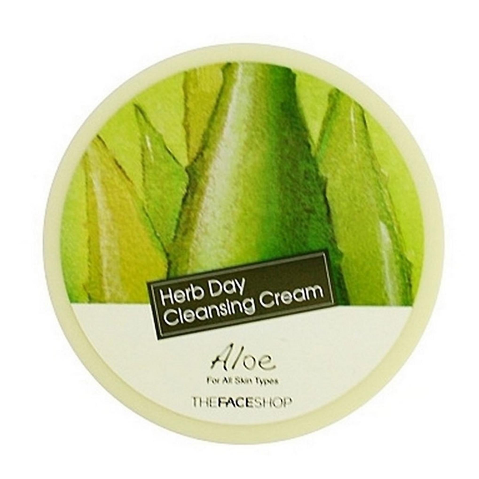 THE FACE SHOP Creme de limpeza Herb Day 150ml Aloe