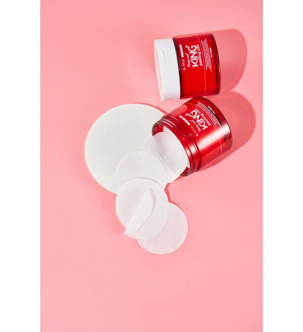 Paul Medison Tampon exfoliant King à la kératine pour arbre à thé rouge profond de grande capacité 70p