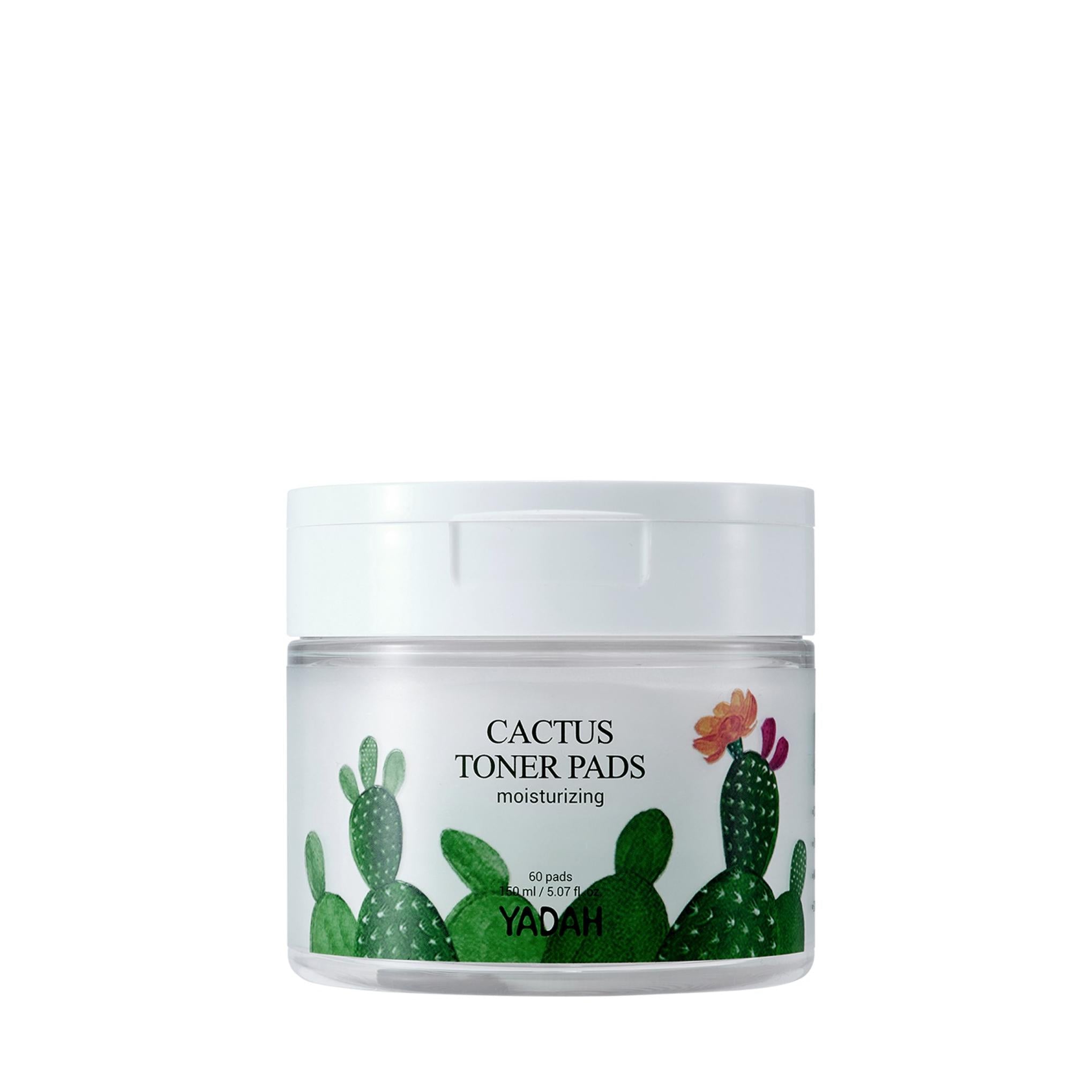 Yada Cactus Toner Pad + Moisturizing Cream Set of 2