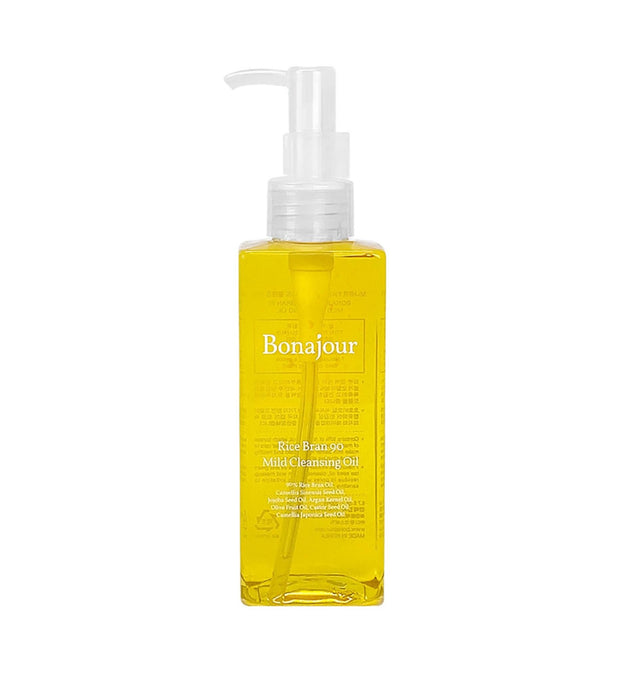 Aceite limpiador de salvado de arroz vegano Bonajour 90 %