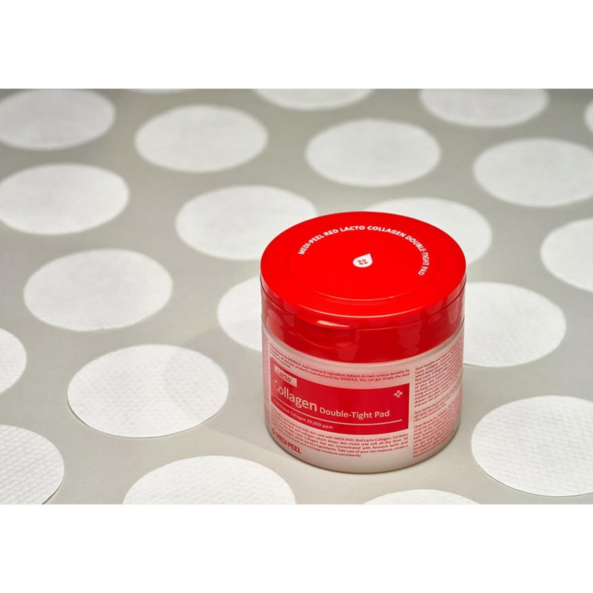 Ultra-semplice tampone di collagene altamente concentrato 66 volte Medi-Peel Red Lacto tampone esfoliante doppio a doppia azione grande capacità 270ml 70 fogli