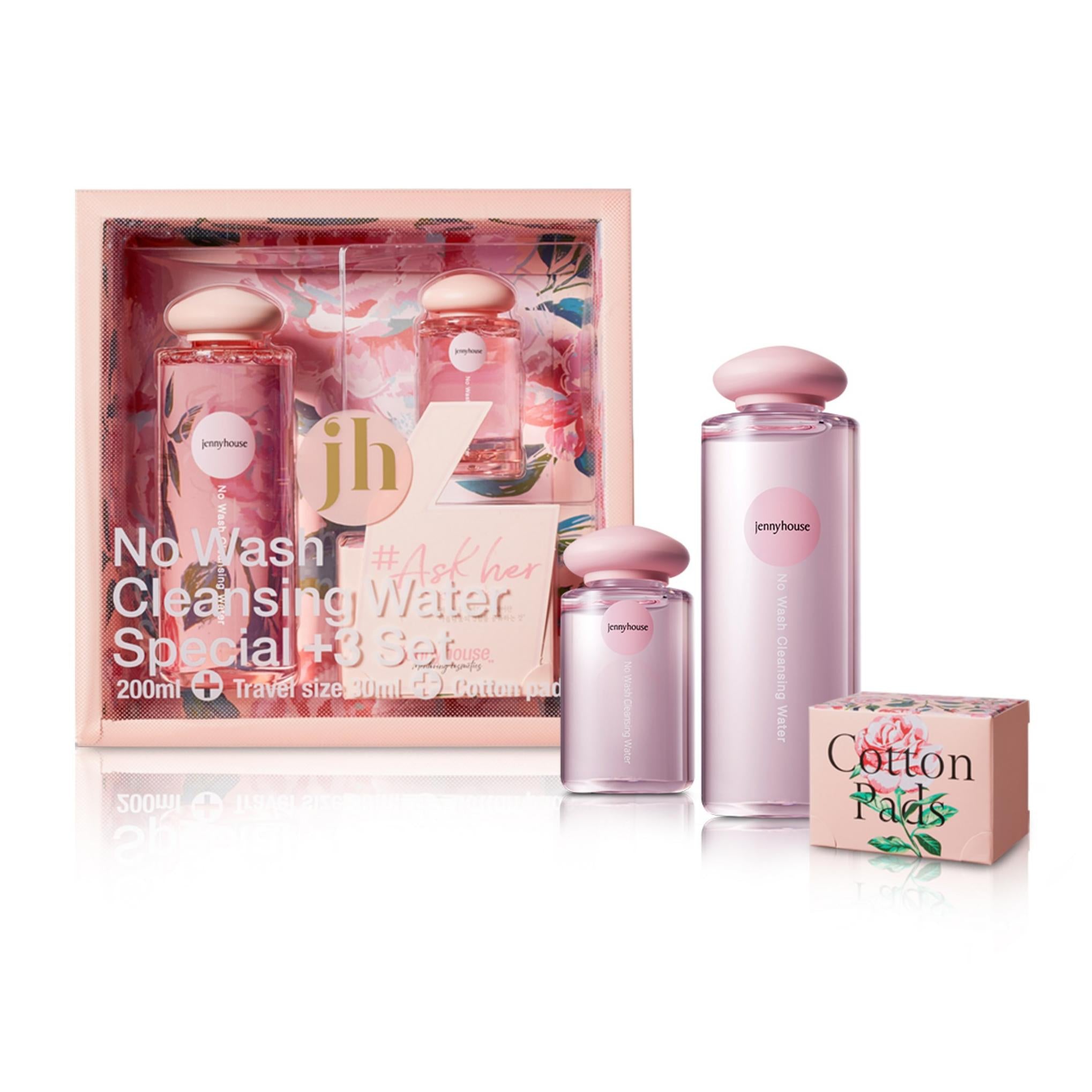 Jenny House Kozmetik Yıkamasız Temizleme Suyu 3'lü Set