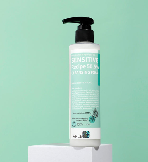 Aple B Sensitive Recipe 50.5% Cleansing Foam
