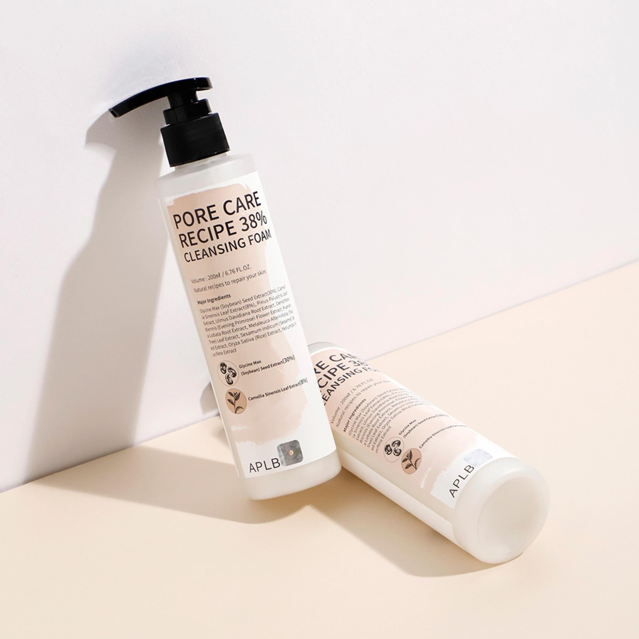 وصفة ApleB للعناية بالمسام بنسبة 38% من رغوة التنظيف