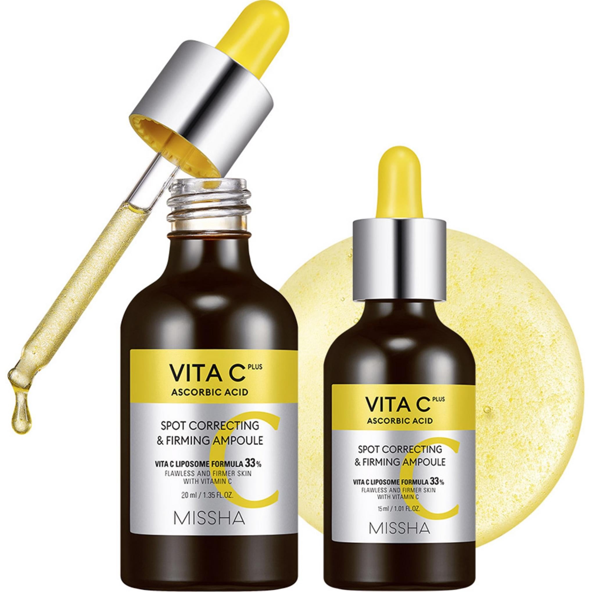 Missha Vita C Plus Dark Spot Elasticity Ampoule 20ml + 15ml Set
