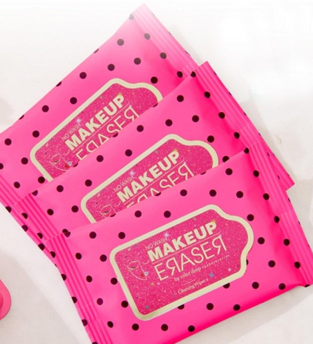 Color Deep Micellar Water Makeup Eraser Travel Cleansing Tissue