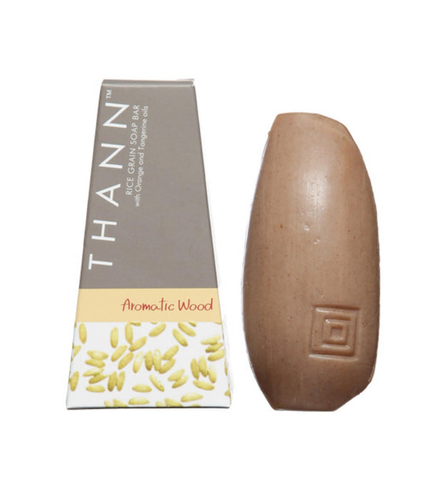 THANN Aromatic Wood Rice Grain Soap Bar Citrus Fragrance