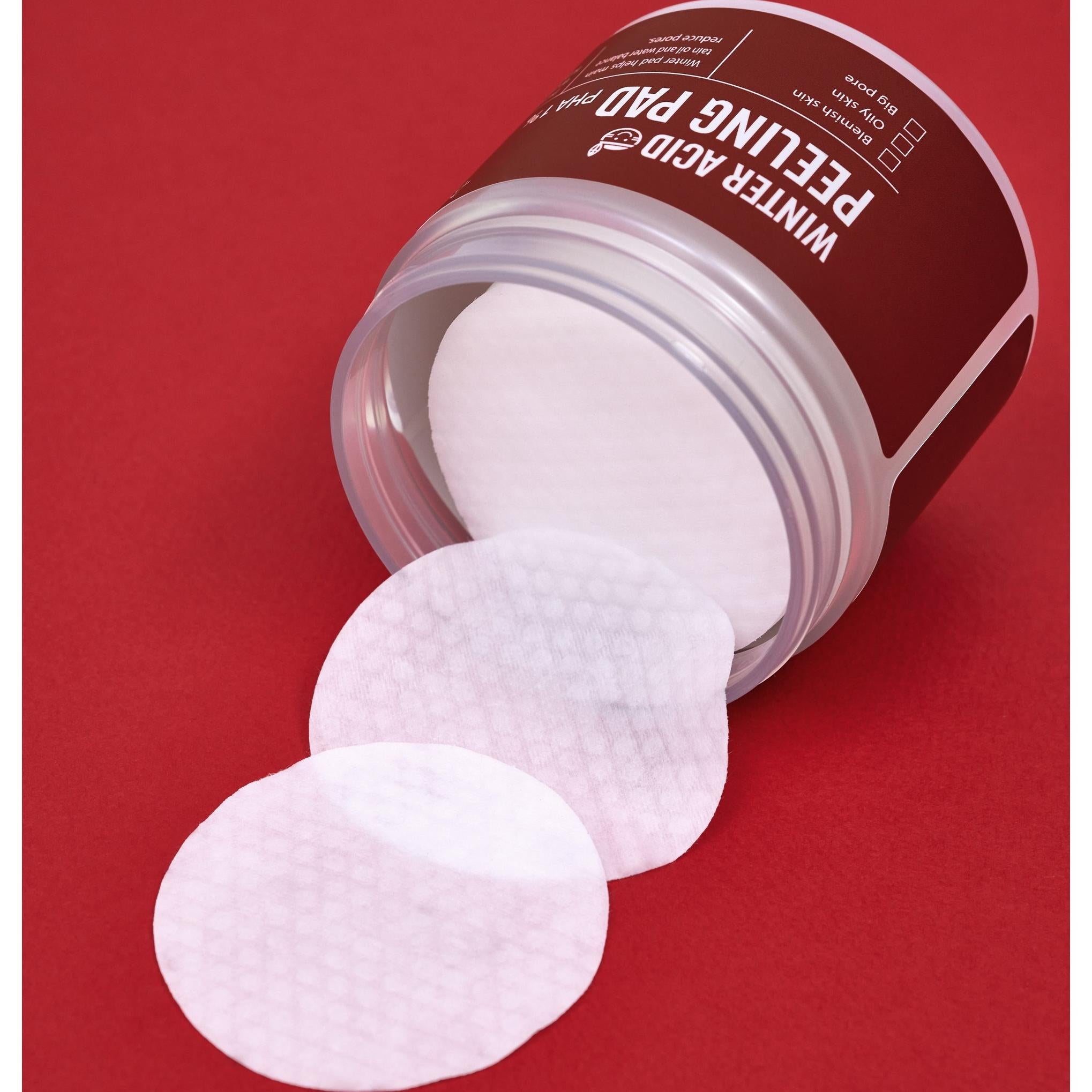 Almohadilla exfoliante vegana Winter Acid de 23 años, 100 unidades, 75 unidades