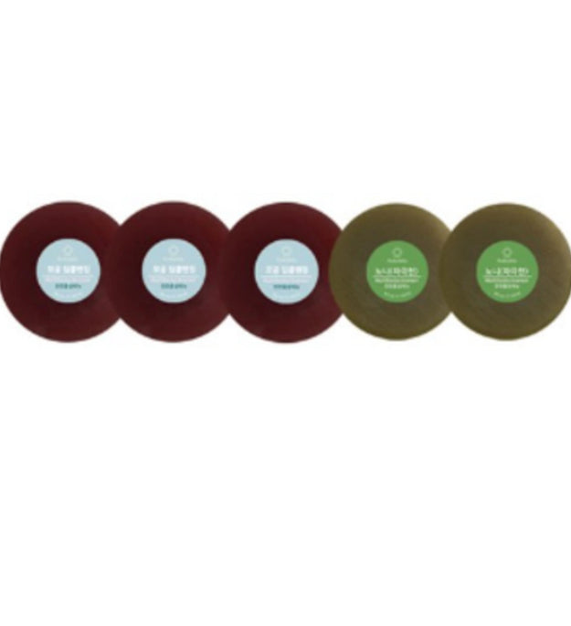 Probubbly Premium Neutral Soap 5p Set 550g Deep Cleansing 3p + Noni 2p