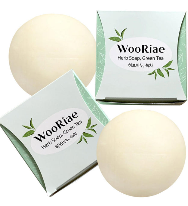 Savon vieilli au thé vert et aux herbes Wooriae