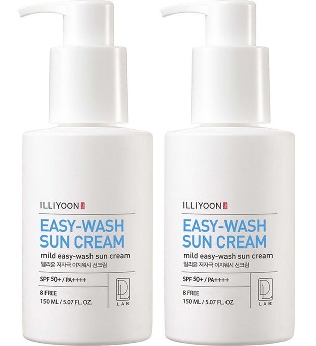 Crema solare ipoallergenica Easy Wash Illiyoon SPF50+ PA++++