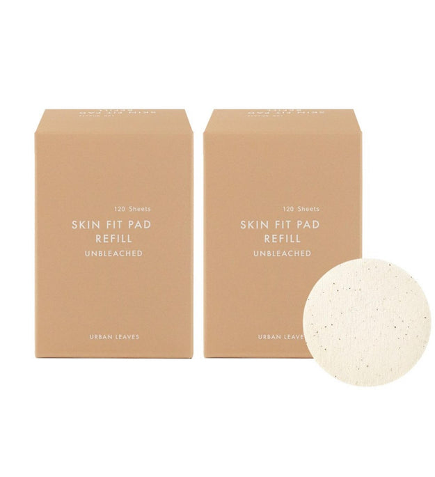 Urban Lives Unbleached Skin Fit Pad Refill 120p