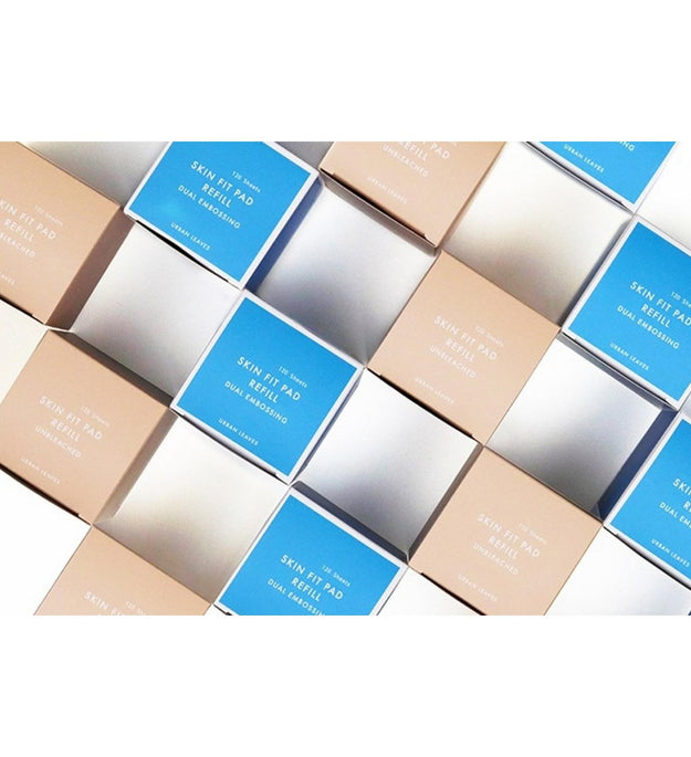Urban Lives Unbleached Skin Fit Pad Refill 120p