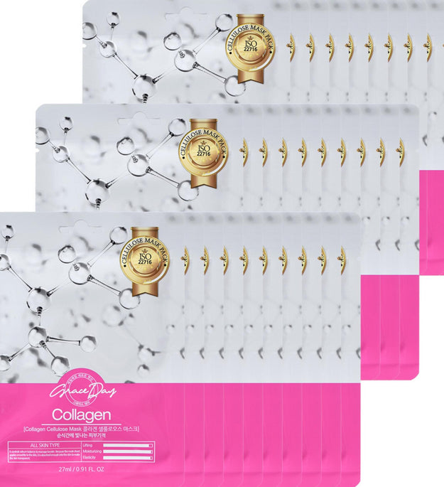 Pack de masques au collagène Grace Day