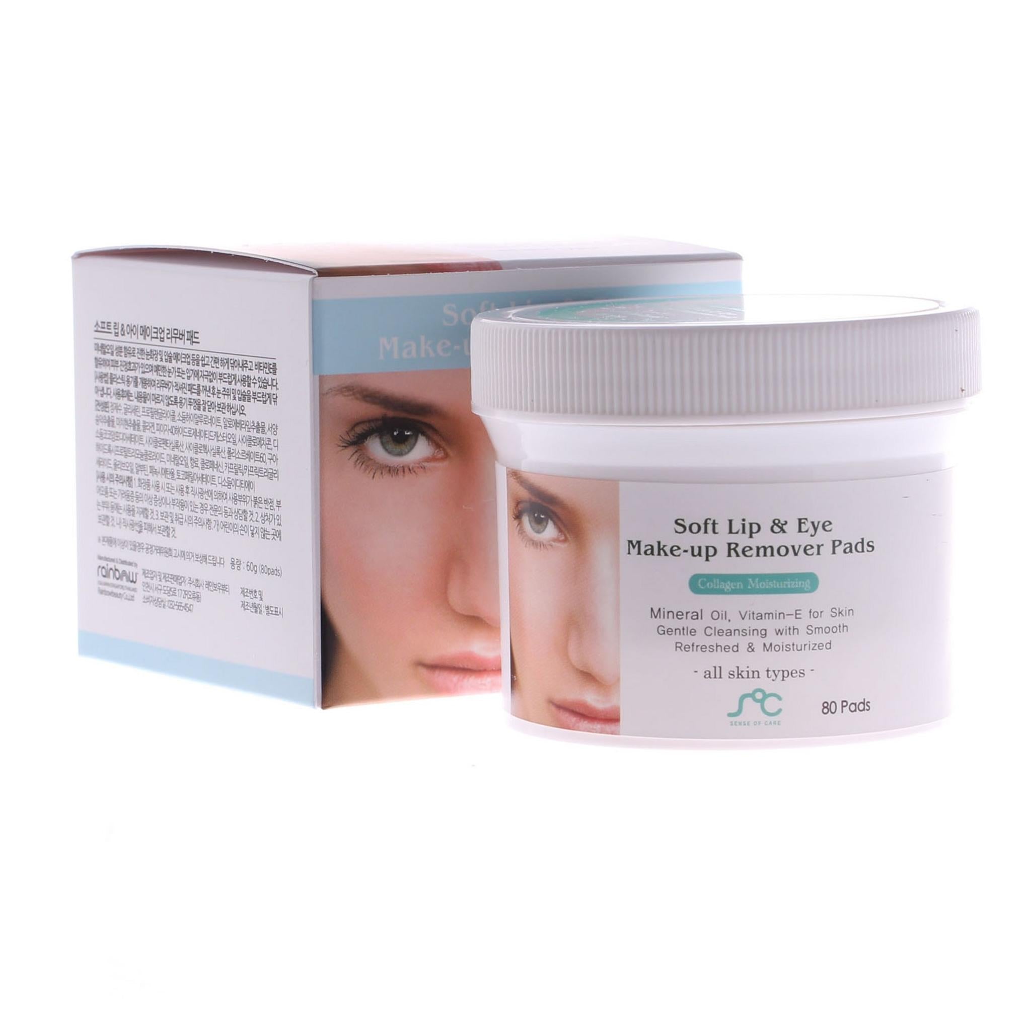 Dischetti struccanti per labbra e occhi