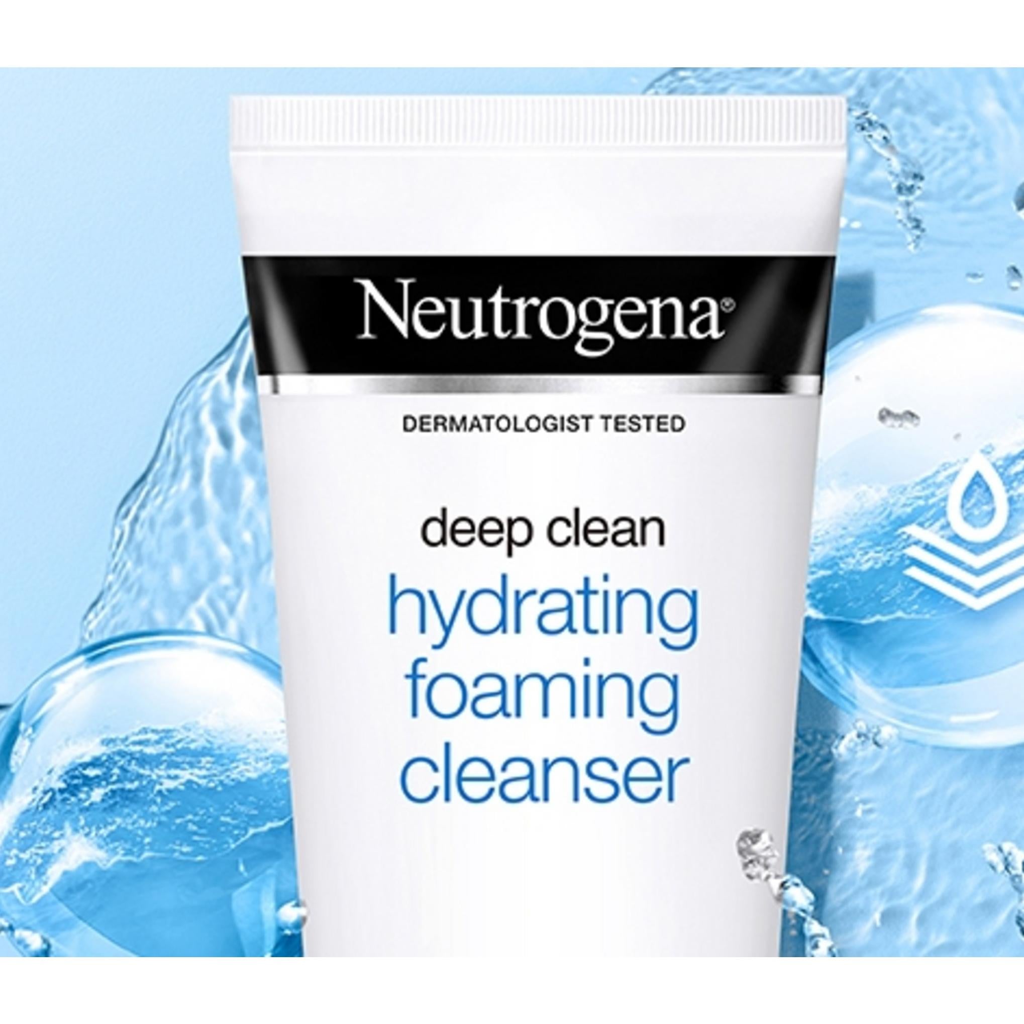 Neutrogena Deep Clean Gel de Limpeza Espumoso Hidratante com Ácido Fraco