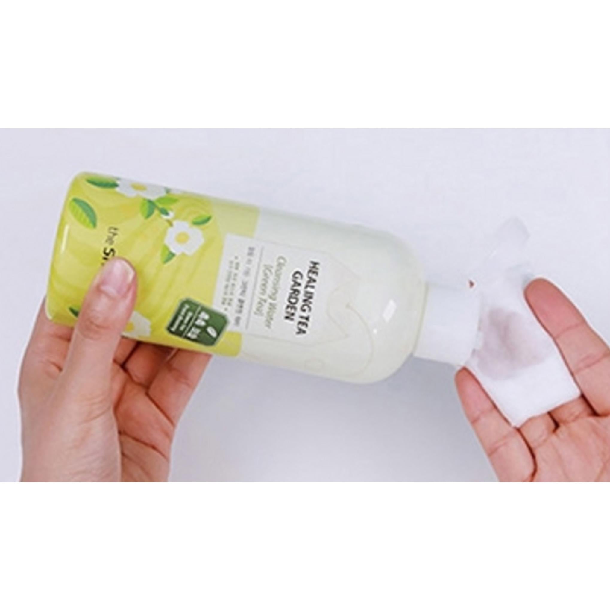 مياه التنظيف بالشاي الأخضر من The Saem Healing Tea Garden