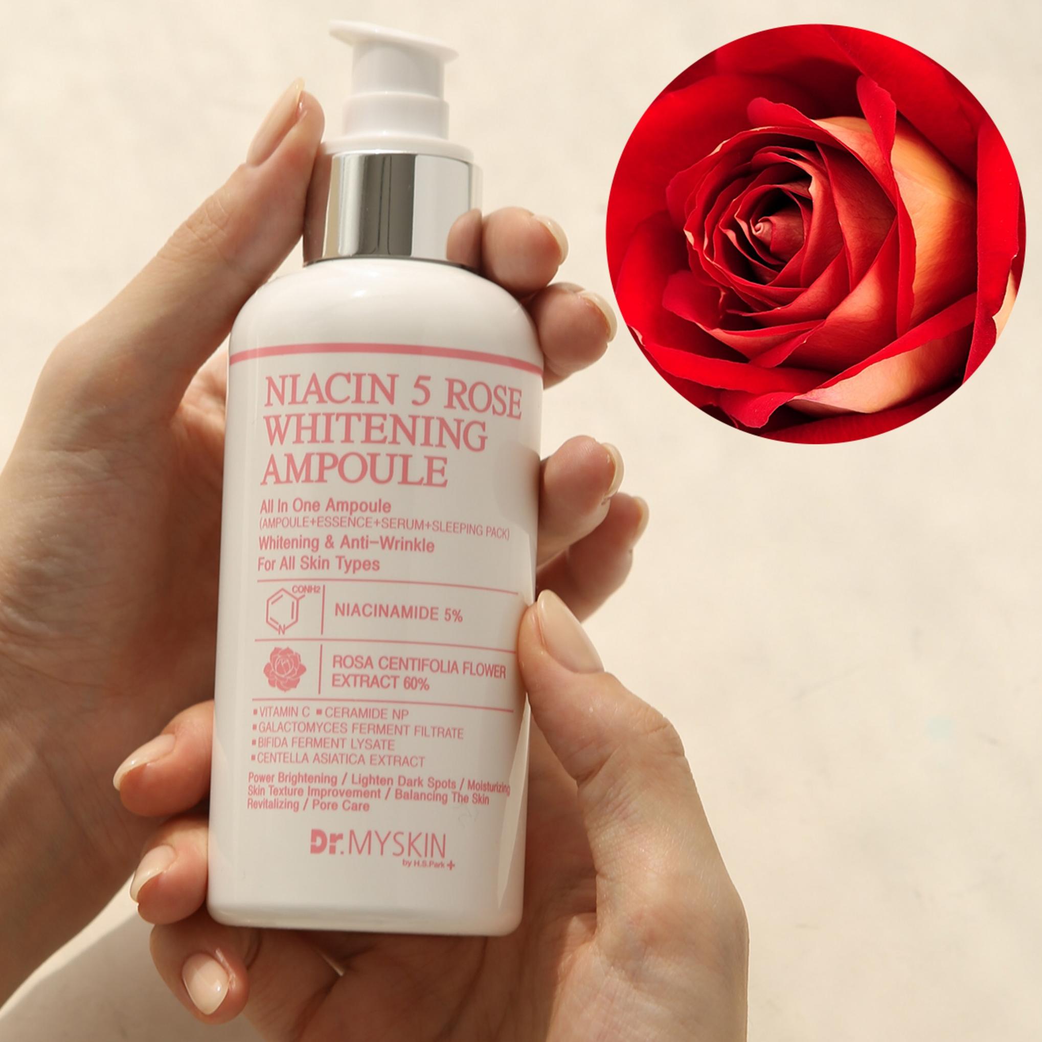 Dr.My Skin Niacin 5 Rose Whitening Whitening Ampulle