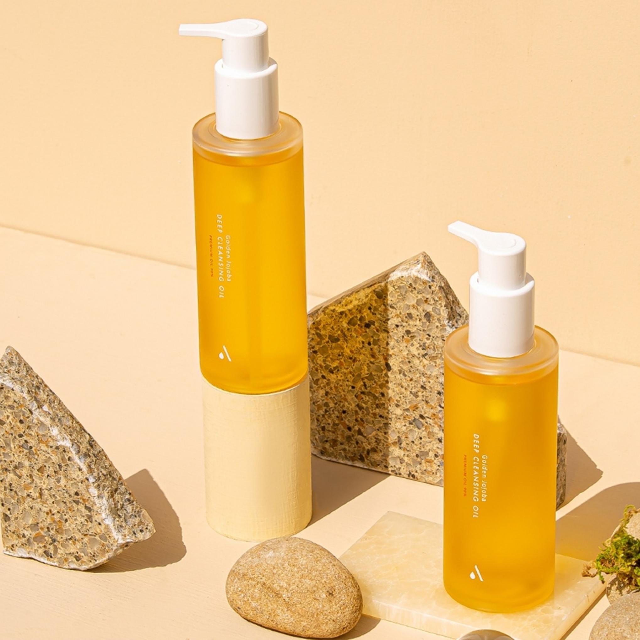 Óleo de limpeza profunda Golden Jojoba da Aida Cosmetics