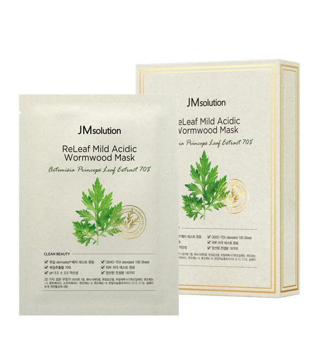 Masque d'absinthe à faible acidité JM solution Relief