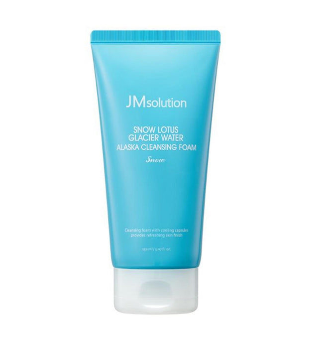 Soluzione JM Seolyeonhwa Glacier Water Alaska Cleansing Foam Snow