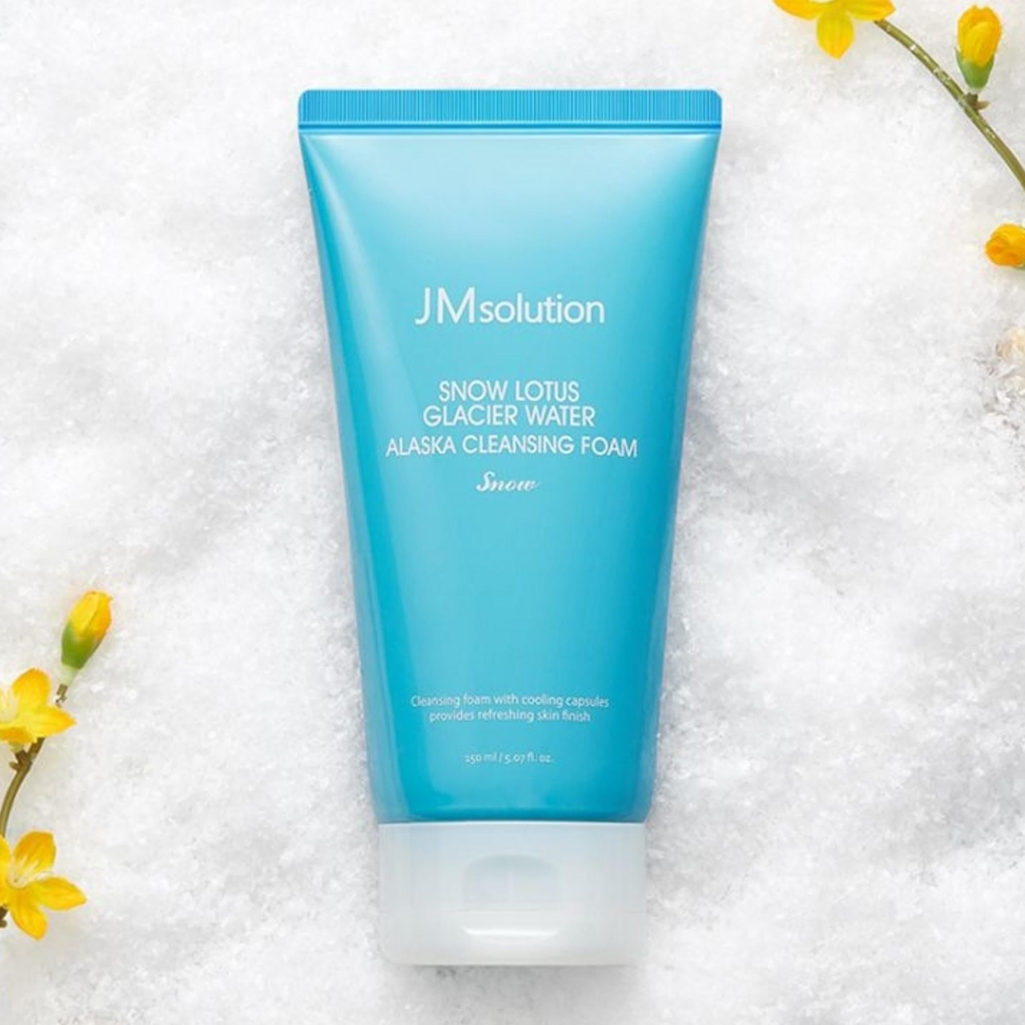 Solución JM Seolyeonhwa Glacier Water Alaska Espuma limpiadora Nieve