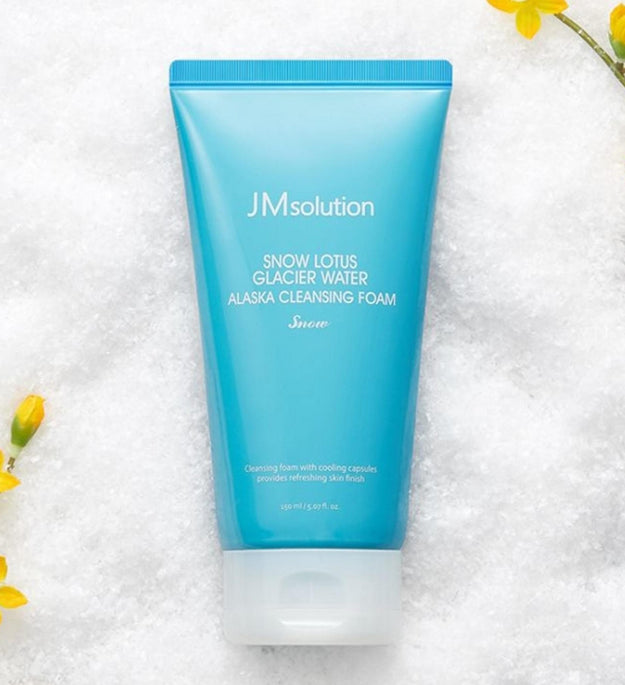 Soluzione JM Seolyeonhwa Glacier Water Alaska Cleansing Foam Snow