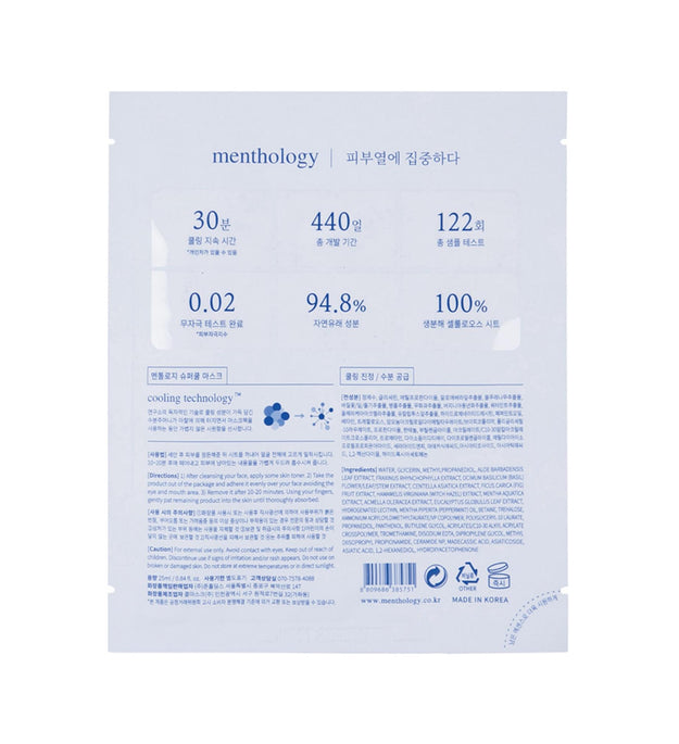Pack de masques super cool de Mentology