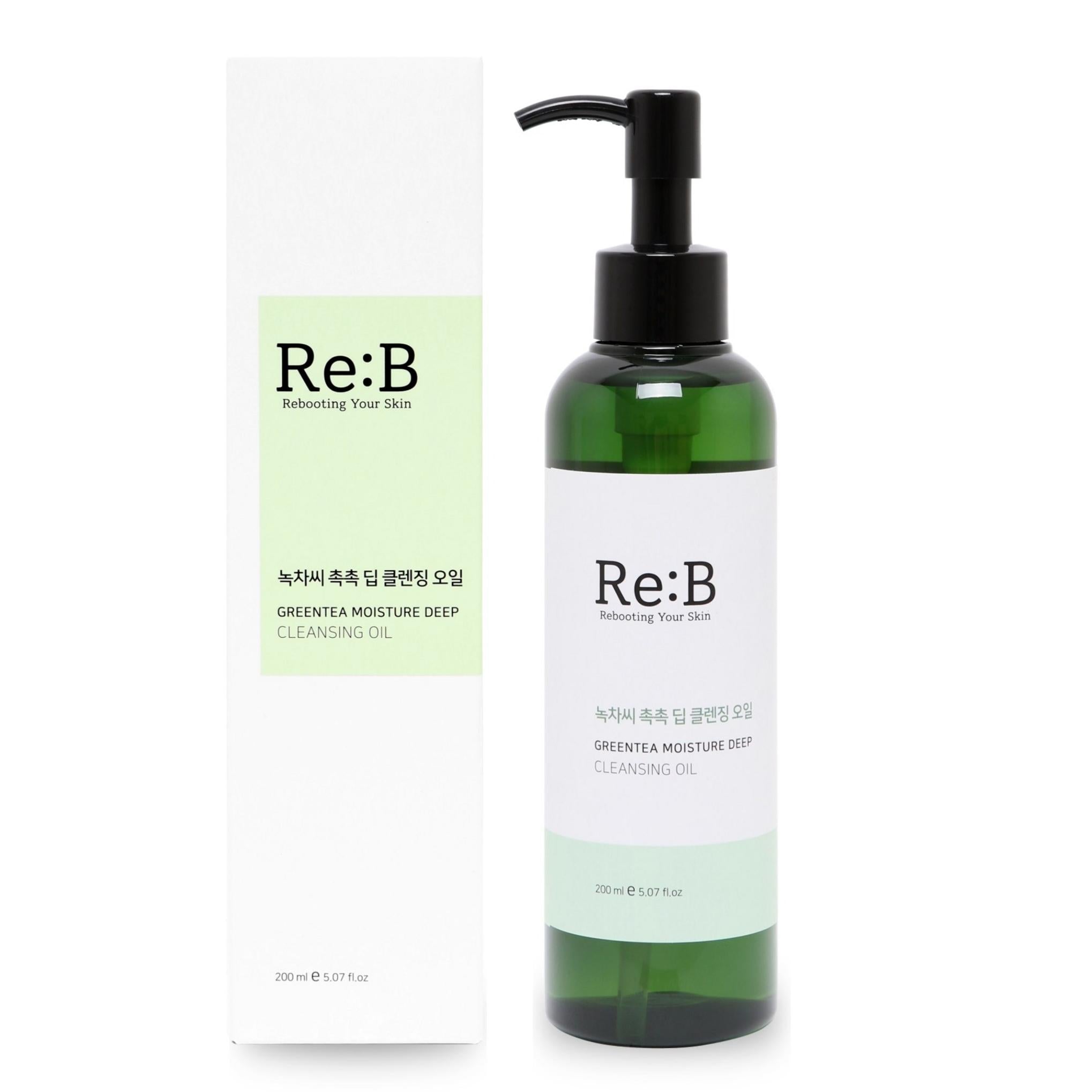 Óleo de limpeza profunda úmido de semente de chá verde Livi 200ml 1EA Óleo de limpeza calmante sensível hipoalergênico