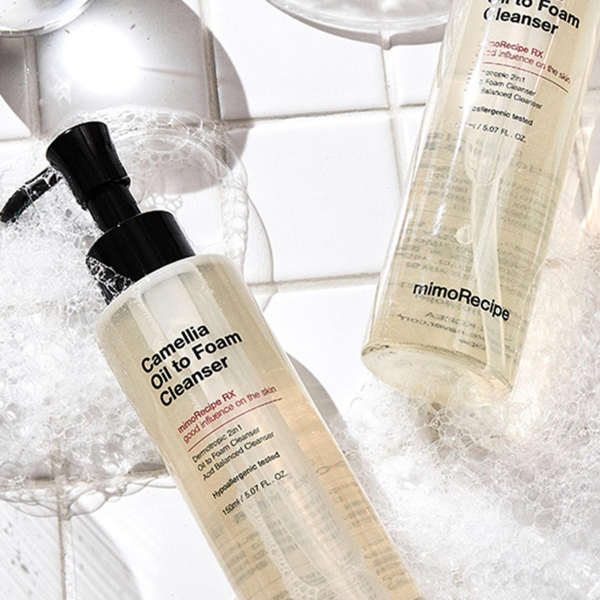 Mimorecipe Camellia Oil to Foam Cleanser